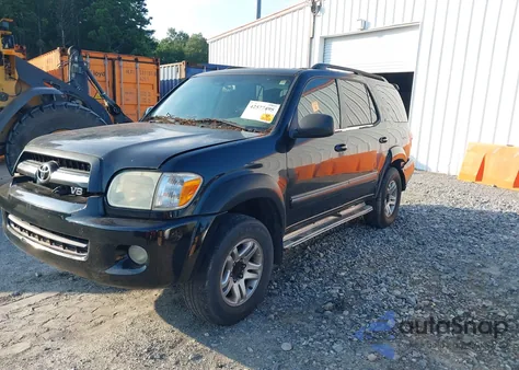 2005 Toyota Sequoia Limited V8 z USA, uszkodzony, nr VIN 5TDZT38A15S252454